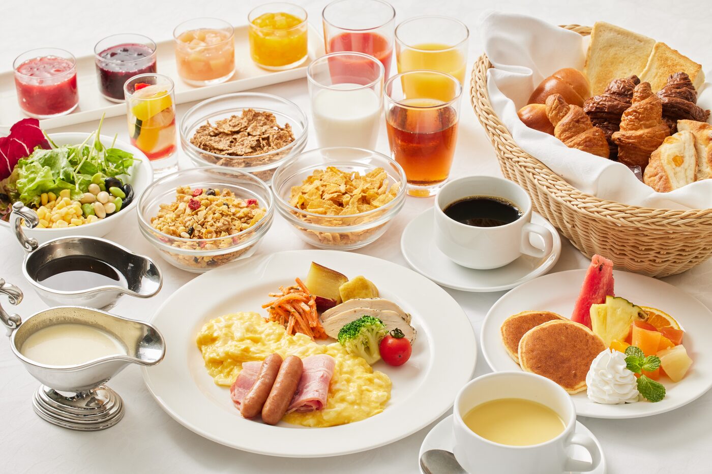 朝食ビュッフェ